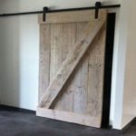 loftdeur van steigerhout