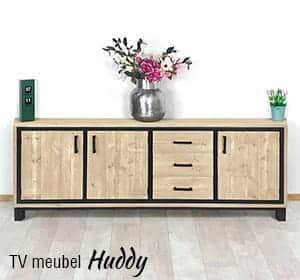 Industriele TV meubel Huddy