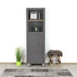 Betonlook kast Covelo met deur en legplank