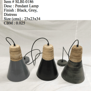 Industriele lamp 0186 - grijs