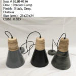 Industriele lamp 0186 - groen/zwart