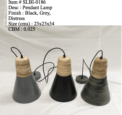 Industriele lamp 0186 - groen/zwart