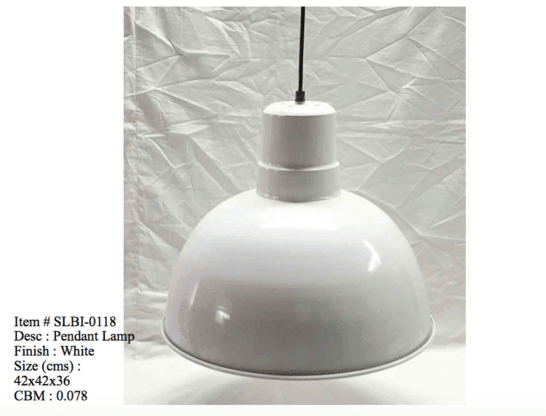 Industriele lamp - 0118