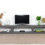 Betonlook TV meubel Beeler met open vakken