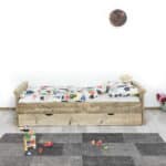 Steigerhouten bed Lyles