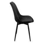 Leaf chair velvet – zwart