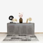 Betonlook dressoir Zalma met deuren