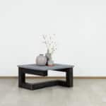 Betonlook salontafel Brogan met industriele poot