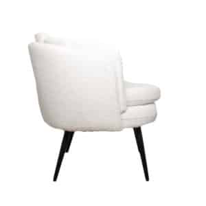 High five fauteuil wit zijkant