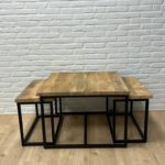 Mango salontafel set 2 naturel Roza