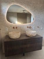 Eiken badkamermeubel Raaf met laden