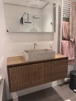 Eiken badkamermeubel Raaf met laden