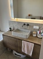 Eiken badkamermeubel Raaf met laden