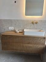 Eiken badkamermeubel Raaf met laden