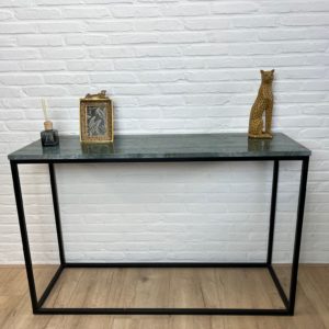 Sidetable Borg groen malachiet marmer