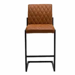 Barkruk Diamond cognac