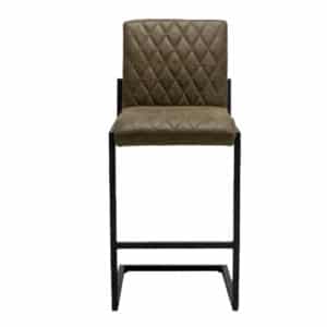 Barkruk Diamond olijfgroen