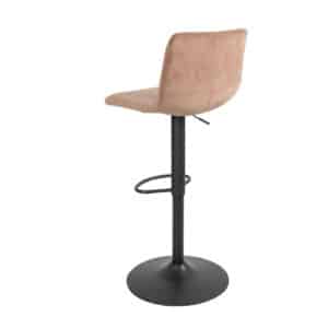 Barkruk Frenkie roze velvet