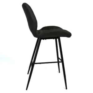 Barkruk Morris antraciet