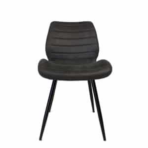 Eetkamerstoel Morris microvezel antraciet