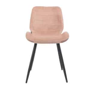 Eetkamerstoel Toby roze velvet