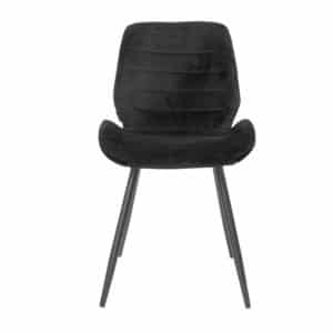 Eetkamerstoel Toby zwart velvet