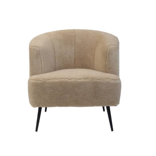 Fauteuil Billy taupe teddy