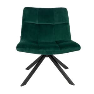 Fauteuil Eevi donkergroen velvet