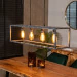 Hanglamp Brushed Cube - 4 Lampen