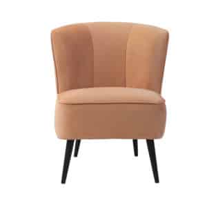 Fauteuil Lyla roze velvet