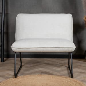 Fauteuil Merle wit polyester