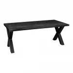 Eettafel Lis zwart mangohout