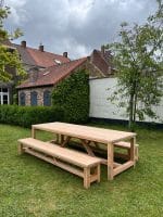 Tuintafel douglashout Nore met dwarsbalken