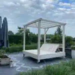 Steigerhouten hemelbed Sasha