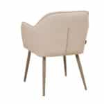 Stoel Elin beige gerecycled polyester