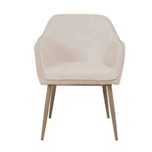 Stoel Elin beige gerecycled polyester