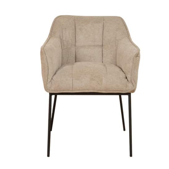 Stoel Jens taupe polyester