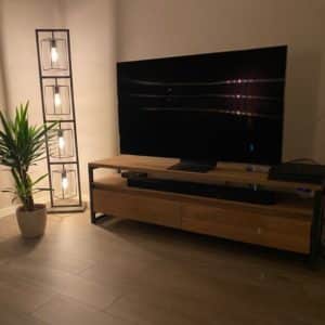 TV-meubel Avner met laden eikenhout