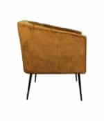Fauteuil Chester goud polyester