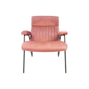 Fauteuil Chicago champagne velours