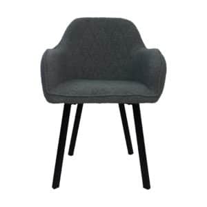 Eetkamerstoel Demi lichtgrijs teddy | set van 2