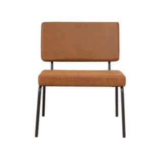 Fauteuil Espen cognac eco-leer