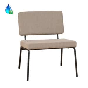 Fauteuil Espen taupe gerecycled polyester