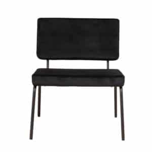 Fauteuil Espen zwart velvet