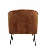Fauteuil Chester bruin polyester