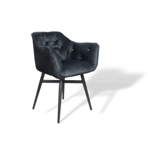 Eetkamerstoel Glendale antraciet velours