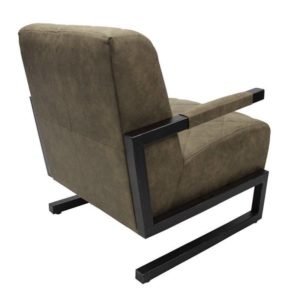 Fauteuil Morris olijfgroen microvezel