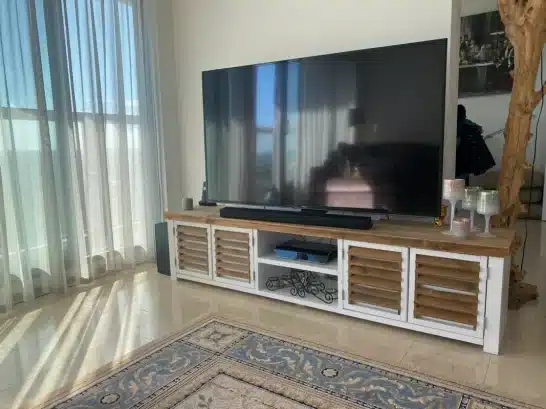 Landelijk tv-meubel Winona 200 x 40 x 46 cm (OUTLET)