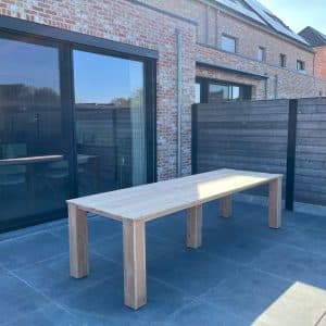 Tuintafel Julot douglashout met blokpoten
