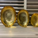 Egg waxinelichthouder zwart
